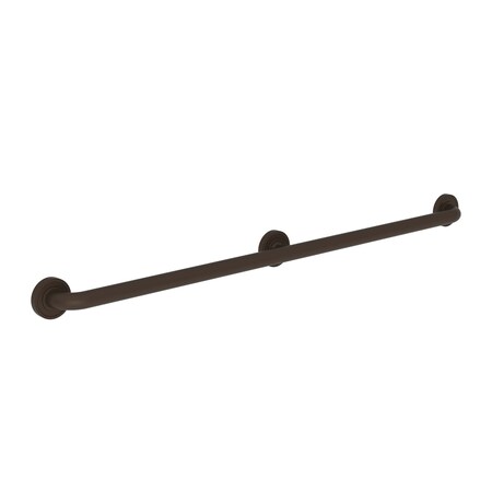 Newport Brass 45" L, Three Post, Solid Brass, 42" Grab Bar in Weathered Copper (Living) 1020-3942/08W